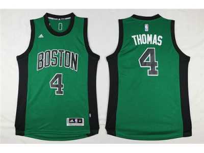 Boston Celtics #4 Isaiah Thomas Green Swingman Stitched NBA Jersey