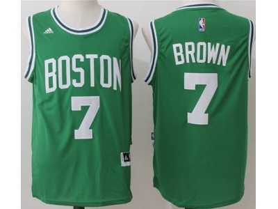 Boston Celtics #7 Jaylen Brown Green Stitched NBA Jersey