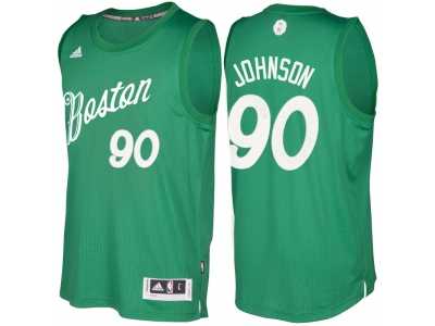 Men's Boston Celtics #90 Amir Johnson Green 2016 Christmas Day NBA Swingman Jersey