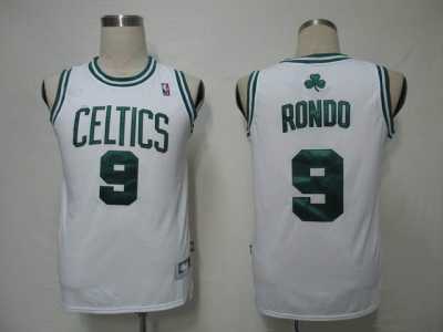 NBA Boston Celtics #9 Rajon Rondo Swingman white