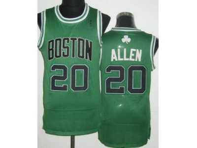 nba Boston Celtics #20 Ray Allen Green jerseys[Revolution 30] Black Number