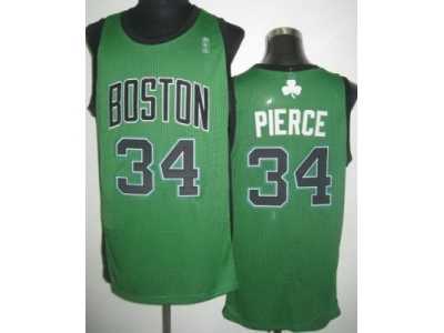 nba Boston Celtics #34 Paul Pierce Green jerseys[Revolution 30]Black Number