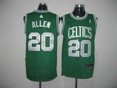 nba boston celtics #20 allen green[white number][2011 swingman revolution 30]