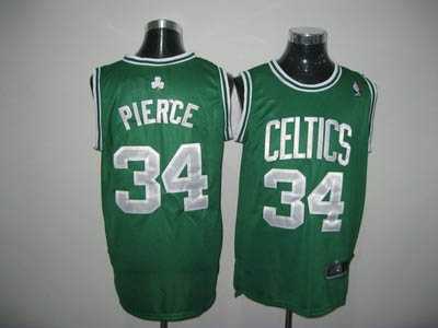 nba boston celtics #34 pierce green[white number][2011 swingman revolution 30]