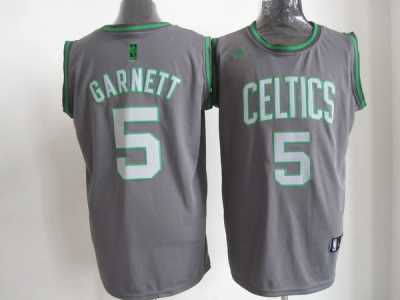 nba boston celtics #5 garnett grey jerseys