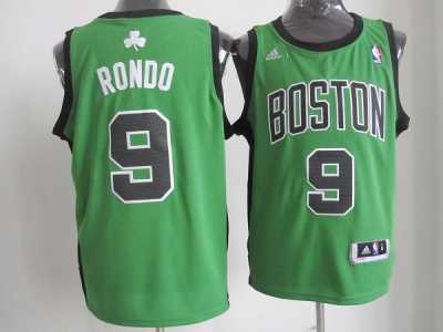 nba boston celtics #9 rondo green(black number)[revolution 30 swingman]