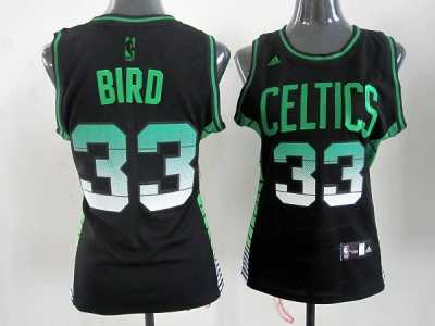 women nba boston celtics #33 bird black[limited edition]