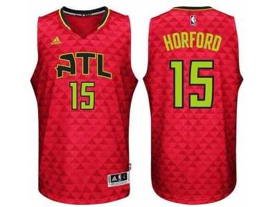 Men Atlanta Hawks #15 Al Horford red Swingman Stitched NBA Jersey