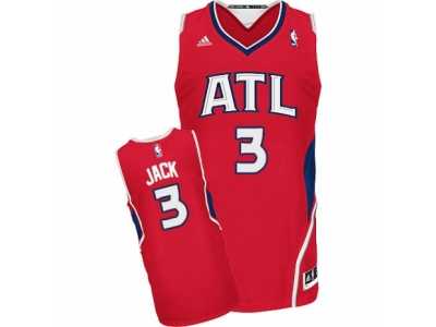 Men's Adidas Atlanta Hawks #3 Jarrett Jack Swingman Red Alternate NBA Jersey