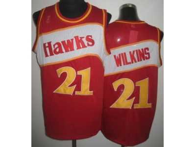 nba Atlanta Hawks #21 Dominique Wilkins Red[revolution 30]