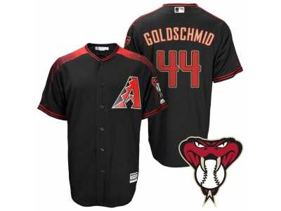 Arizona Diamondbacks #44 Paul Goldschmidt Black Cool Base Alternate Jersey