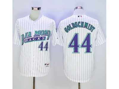 Arizona Diamondbacks #44 Paul Goldschmidt White 1999 Turn Back The Clock Stitched Baseball Jersey