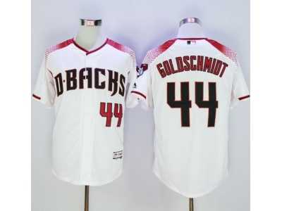 Arizona Diamondbacks #44 Paul Goldschmidt White-Brick New Cool Base Stitched Baseball Jersey