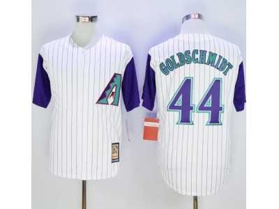 Arizona Diamondbacks #44 Paul Goldschmidt White Hall Of Fame Cool Base Stitched Baseball Jersey