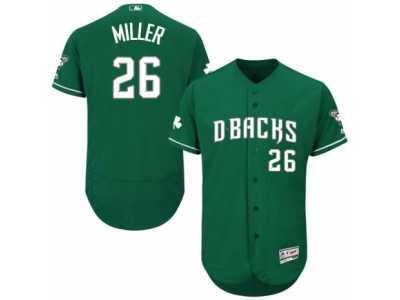 Men's Majestic Arizona Diamondbacks #26 Shelby Miller Green Celtic Flexbase Authentic Collection MLB Jersey