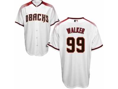Men's Majestic Arizona Diamondbacks #99 Taijuan Walker Authentic White Home Cool Base MLB Jersey