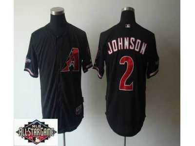 mlb Arizona Diamondbacks #2 Kelly Johnson Black Cool Base 2011 All Star