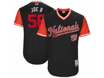 Men's 2017 Little League World Series Nationals #56 Joe Blanton Joe B Navy Jersey