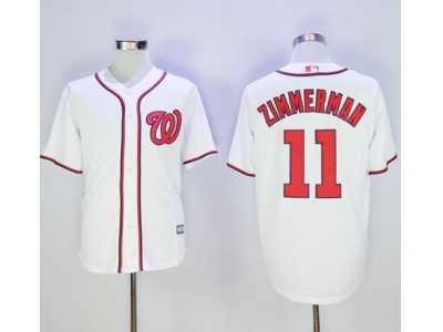 Washington Nationals #11 Ryan Zimmerman White New Cool Base Stitched MLB Jersey