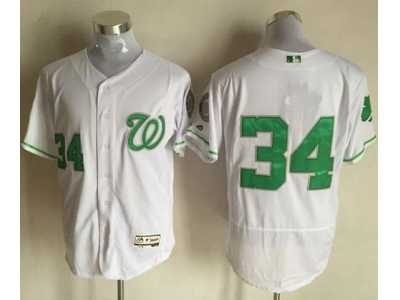 Washington Nationals #34 Bryce Harper White Celtic Flexbase Authentic Collection Stitched Baseball Jersey