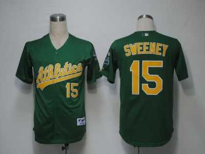 MLB Oakland Athletics #15 Sweeney Green
