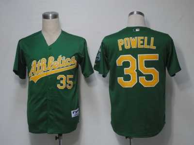 MLB Oakland Athletics #35 Powell Green