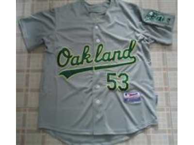 MLB jerseys Oakland Athletics #53 Cahill gray