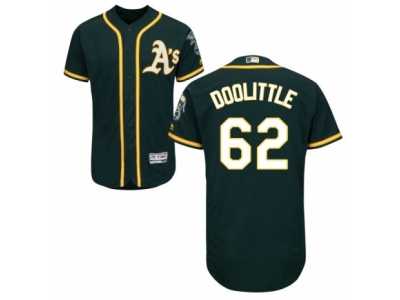 Men's Majestic Oakland Athletics #62 Sean Doolittle Green Flexbase Authentic Collection MLB Jersey