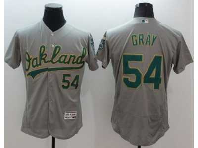 Oakland Athletics #54 Sonny Gray Grey Flexbase Authentic Collection Stitched Baseball Jersey