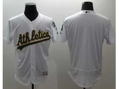 Oakland Athletics Blank White Flexbase Authentic Collection Stitched MLB Jersey