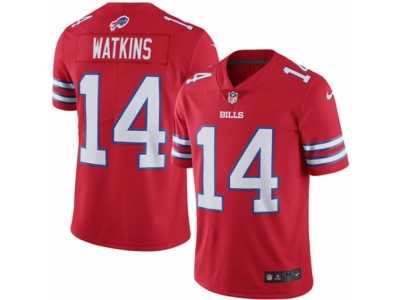 Men's Nike Buffalo Bills #14 Sammy Watkins Limited Red Rush NFL Jersey
