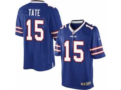 Men's Nike Buffalo Bills #15 Brandon Tate Limited Royal Blue Team Color NFL Jersey