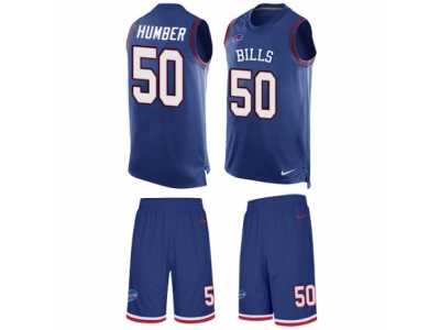 Men's Nike Buffalo Bills #50 Ramon Humber Limited Royal Blue Tank Top Suit NFL Jersey
