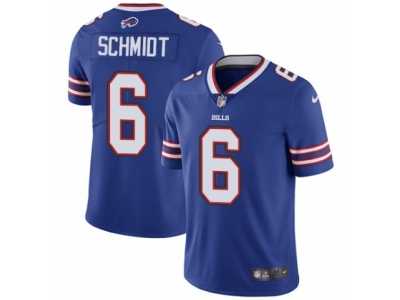 Men's Nike Buffalo Bills #6 Colton Schmidt Vapor Untouchable Limited Royal Blue Team Color NFL Jersey