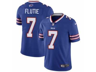 Men's Nike Buffalo Bills #7 Doug Flutie Vapor Untouchable Limited Royal Blue Team Color NFL Jersey
