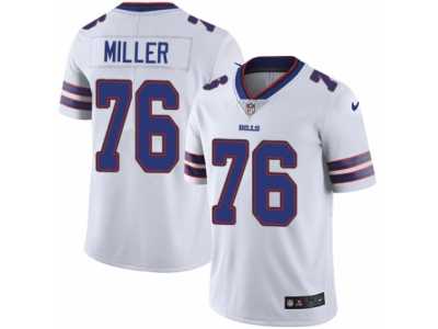 Men's Nike Buffalo Bills #76 John Miller Vapor Untouchable Limited White NFL Jersey