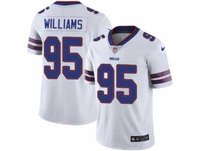 Men's Nike Buffalo Bills #95 Kyle Williams Vapor Untouchable Limited White NFL Jersey
