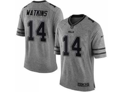 Nike Buffalo Bills #14 Sammy Watkins Gridiron Gray jerseys(Limited)