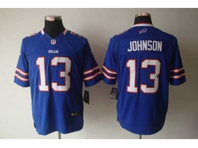 Nike NFL Buffalo Bills #13 Steve Johnson Blue Jerseys(Limited)