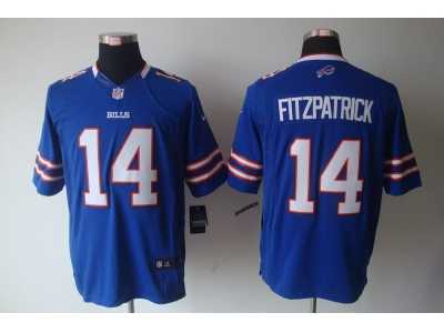 Nike NFL Buffalo Bills #14 Ryan Fitzpatrick Blue Jerseys(Limited)