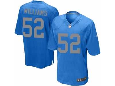 Men's Nike Detroit Lions #52 Antwione Williams Limited Blue Alternate NFL Jersey