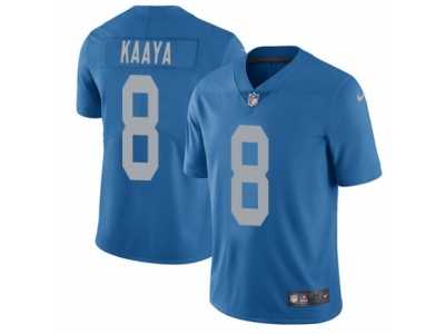 Men's Nike Detroit Lions #8 Brad Kaaya Limited Blue Alternate Vapor Untouchable NFL Jersey