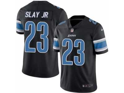 Nike Detroit Lions #23 Darius Slay JR Black Men's Stitched NFL Limited Rush Jersey