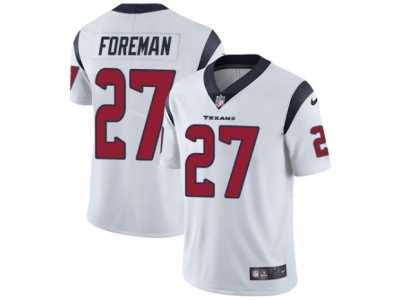Men's Nike Houston Texans #27 D'Onta Foreman Vapor Untouchable Limited White NFL Jersey