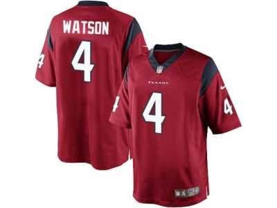 Men's Nike Houston Texans #4 Deshaun Watson Limited Red Alternate NFL Jersey