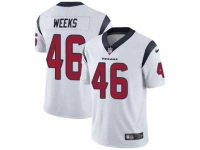Men's Nike Houston Texans #46 Jon Weeks Vapor Untouchable Limited White NFL Jersey