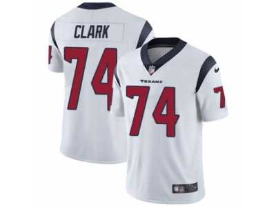 Men's Nike Houston Texans #74 Chris Clark Vapor Untouchable Limited White NFL Jersey