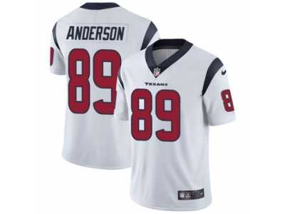 Men's Nike Houston Texans #89 Stephen Anderson Vapor Untouchable Limited White NFL Jersey