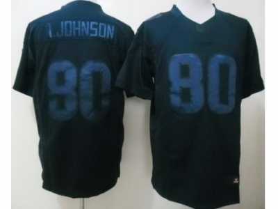 Nike Houston Texans #80 Andre Johnson Navy Blue Jerseys(Drenched Limited)
