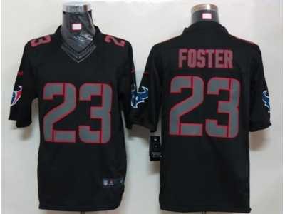 Nike NFL Houston Texans #23 Arian Foster black Jerseys(Limited)